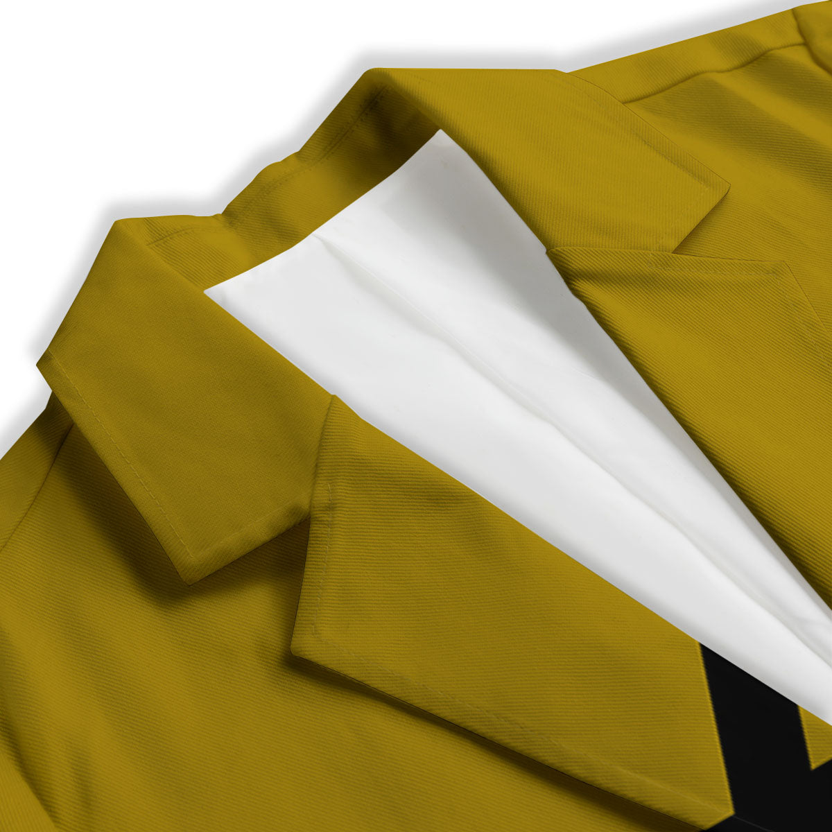Star of David Yellow And Black Print Women's Blazer-grizzshop