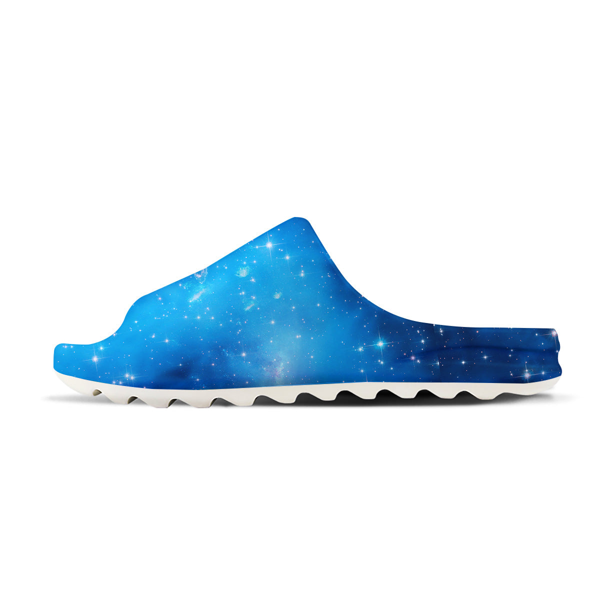 Starfield Galaxy Space Blue Cloud Print Sandals-grizzshop