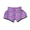 Starfish Pink Print Pattern Muay Thai Boxing Shorts-grizzshop