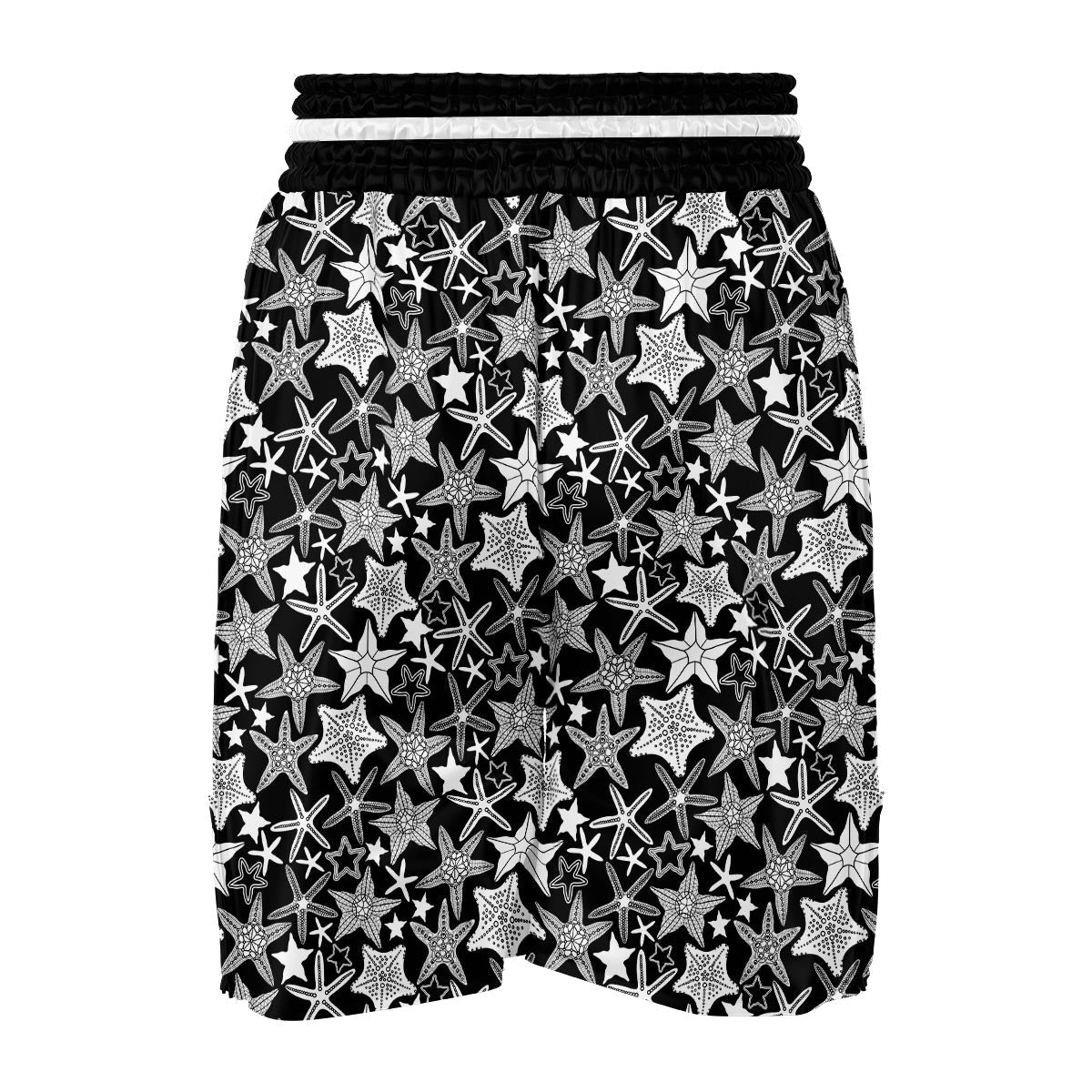 Starfish Print Pattern Boxing Shorts-grizzshop