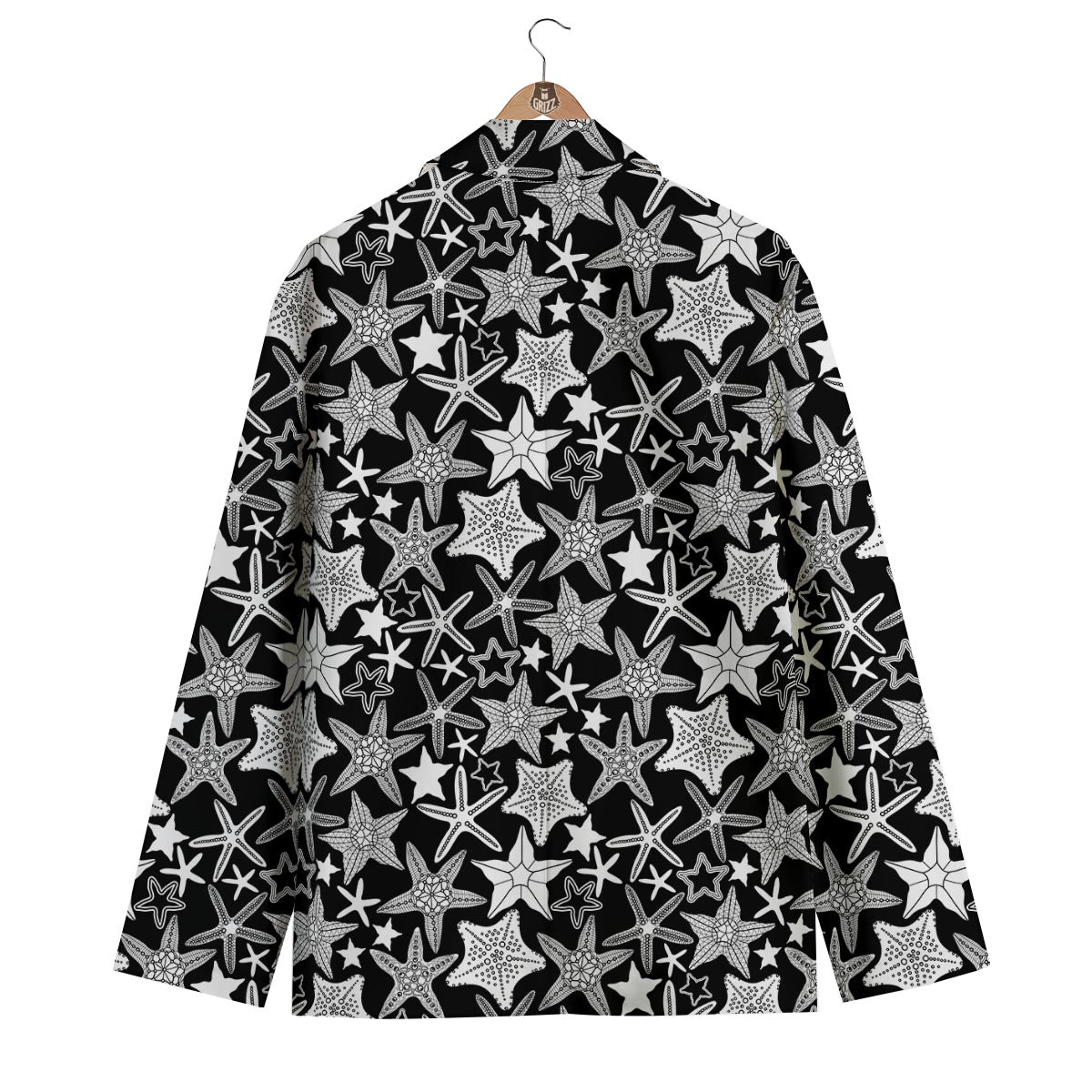 Starfish Print Pattern Men's Blazer-grizzshop