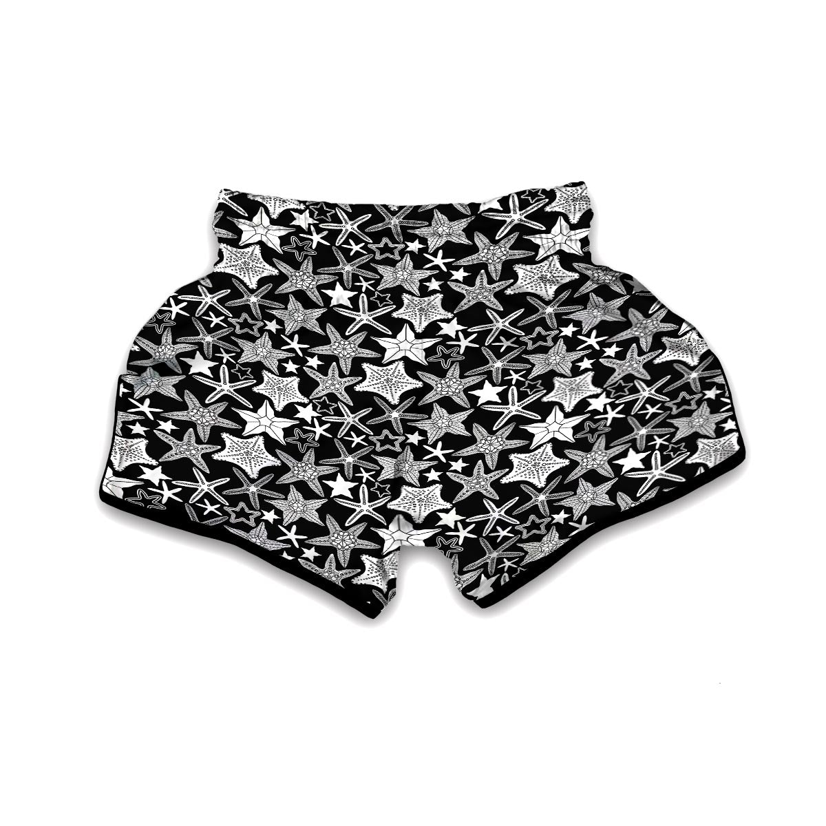 Starfish Print Pattern Muay Thai Boxing Shorts-grizzshop