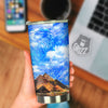 Starring Night Pyramids Print Tumbler-grizzshop