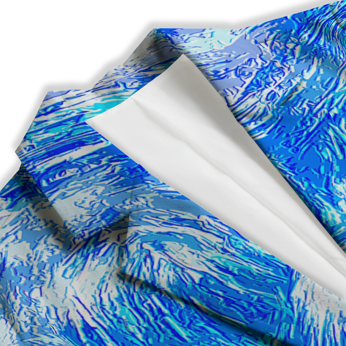 Starring Night Pyramids Print Women's Blazer-grizzshop