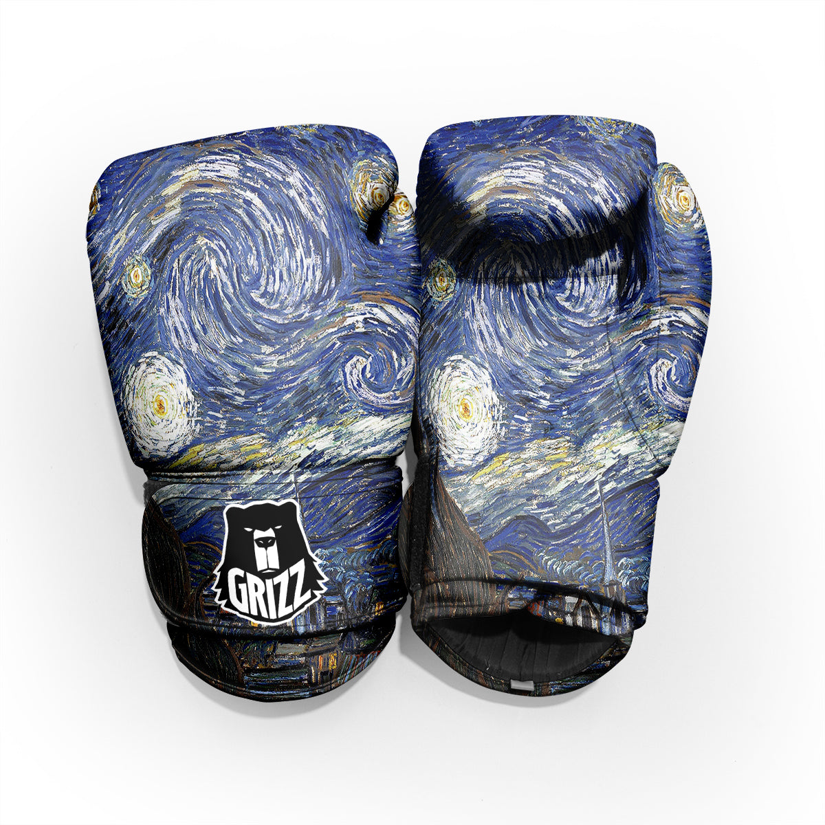 Starry Night Print Pro Boxing Glove