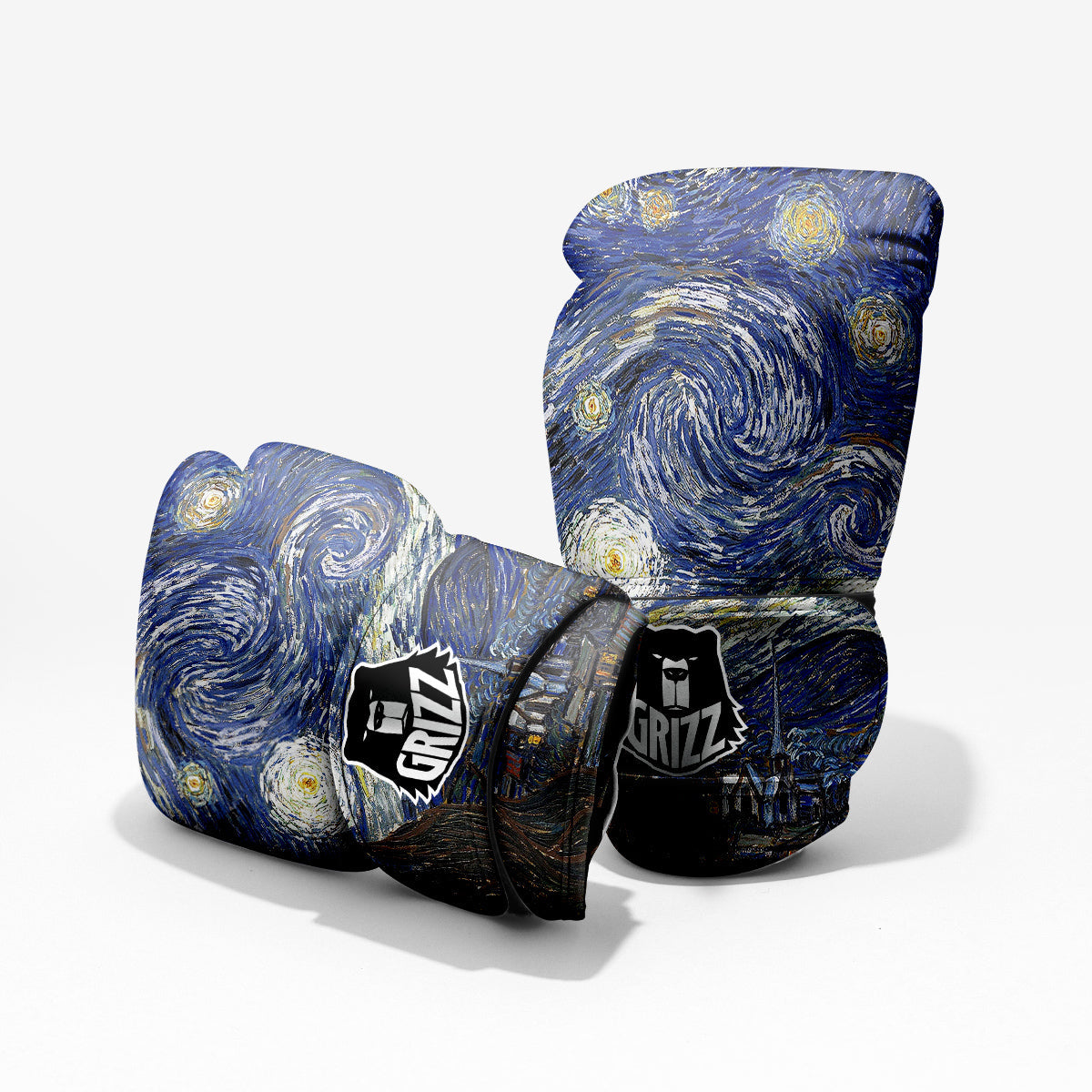 Starry Night Print Pro Boxing Glove