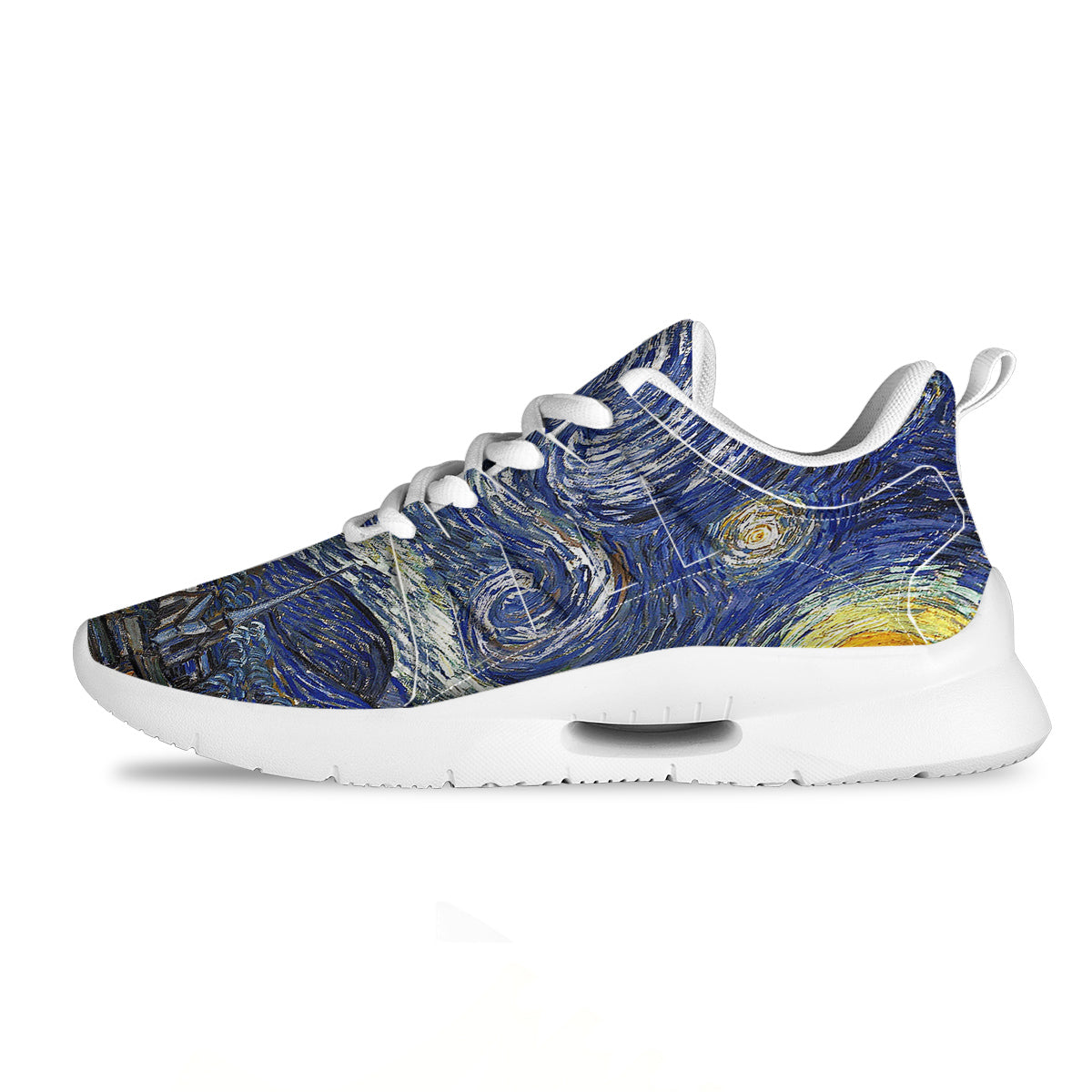 Starry Night Print Tennis Shoes-grizzshop
