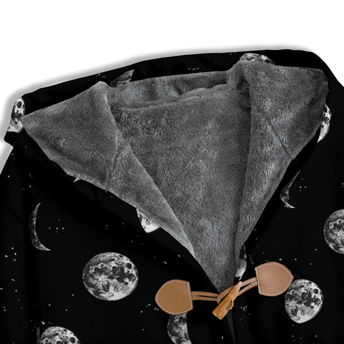 Stars And Moon Phase Print Pattern Men's Windbreaker Jacket-grizzshop