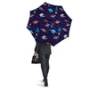 Stars And Rockets Print Pattern Umbrella-grizzshop