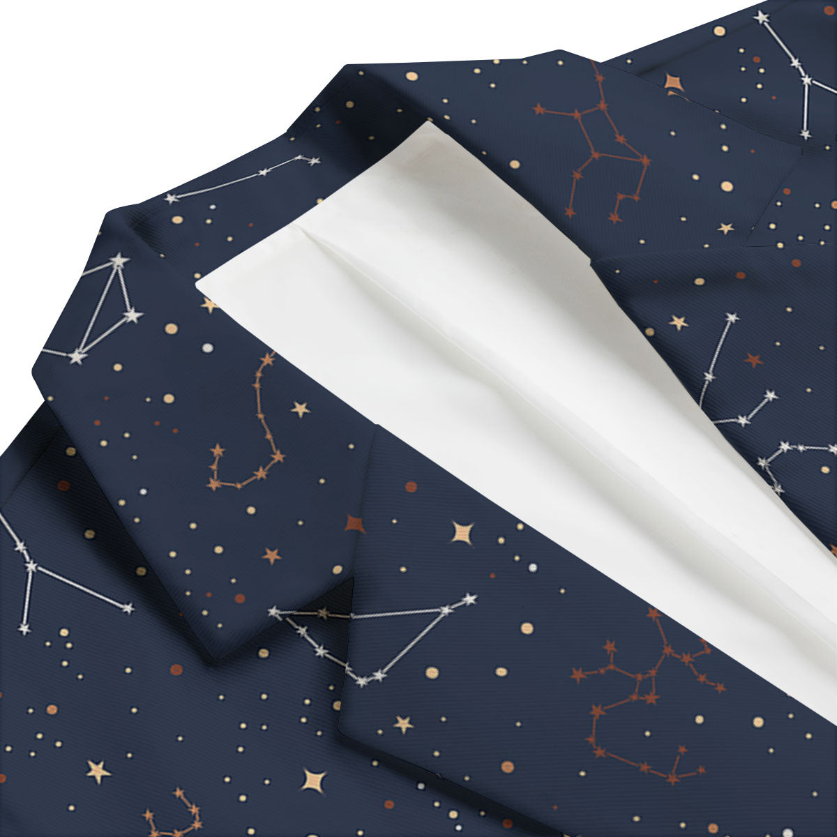 Stars Constellation Print Pattern Men's Blazer-grizzshop
