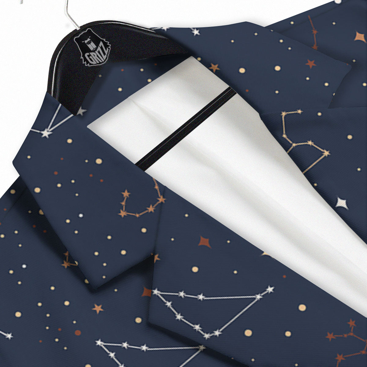 Stars Constellation Print Pattern Men's Sport Coat-grizzshop