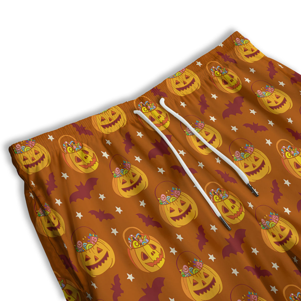 Stars Halloween Print Pattern Men's Athletic Shorts
