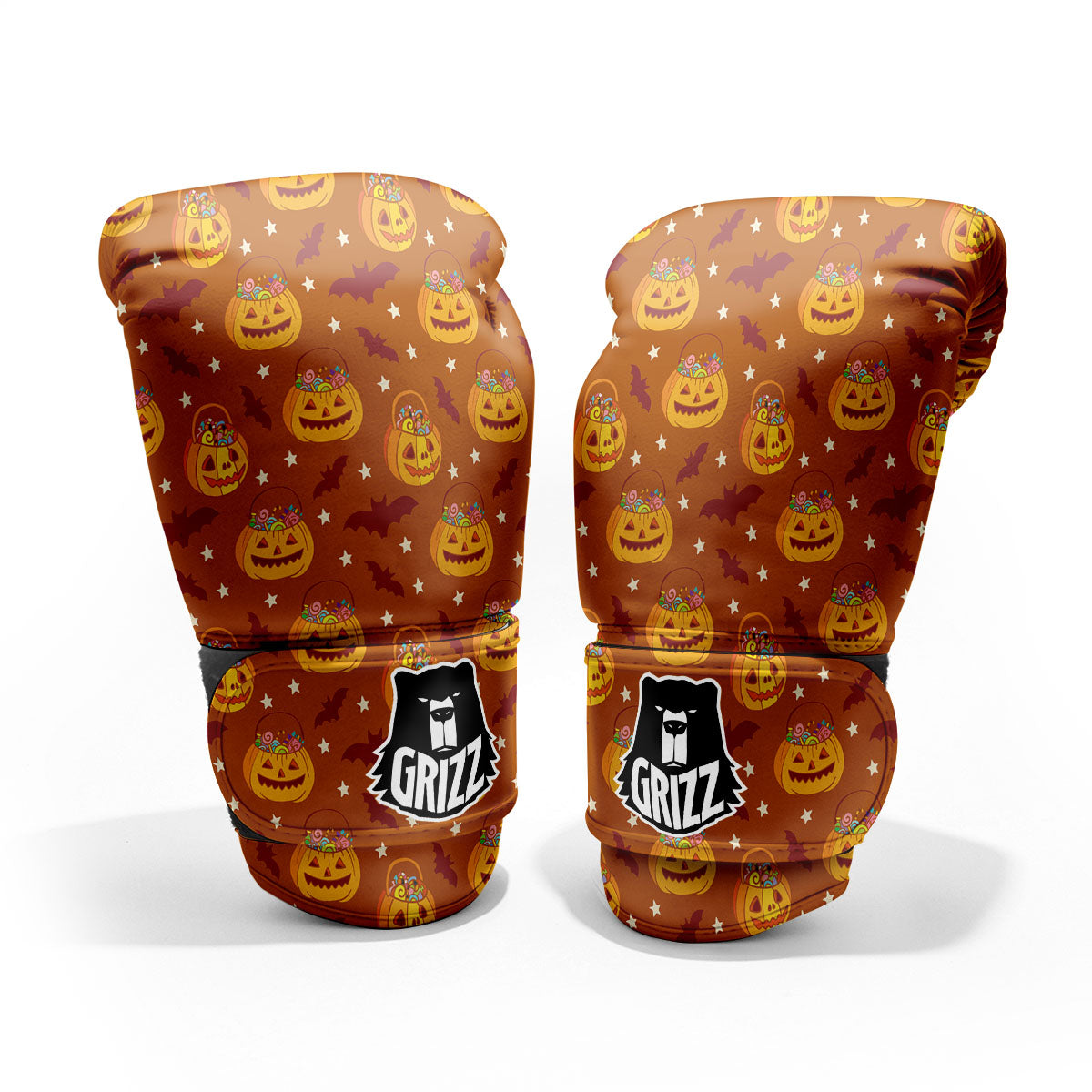 Stars Halloween Print Pattern Pro Boxing Glove