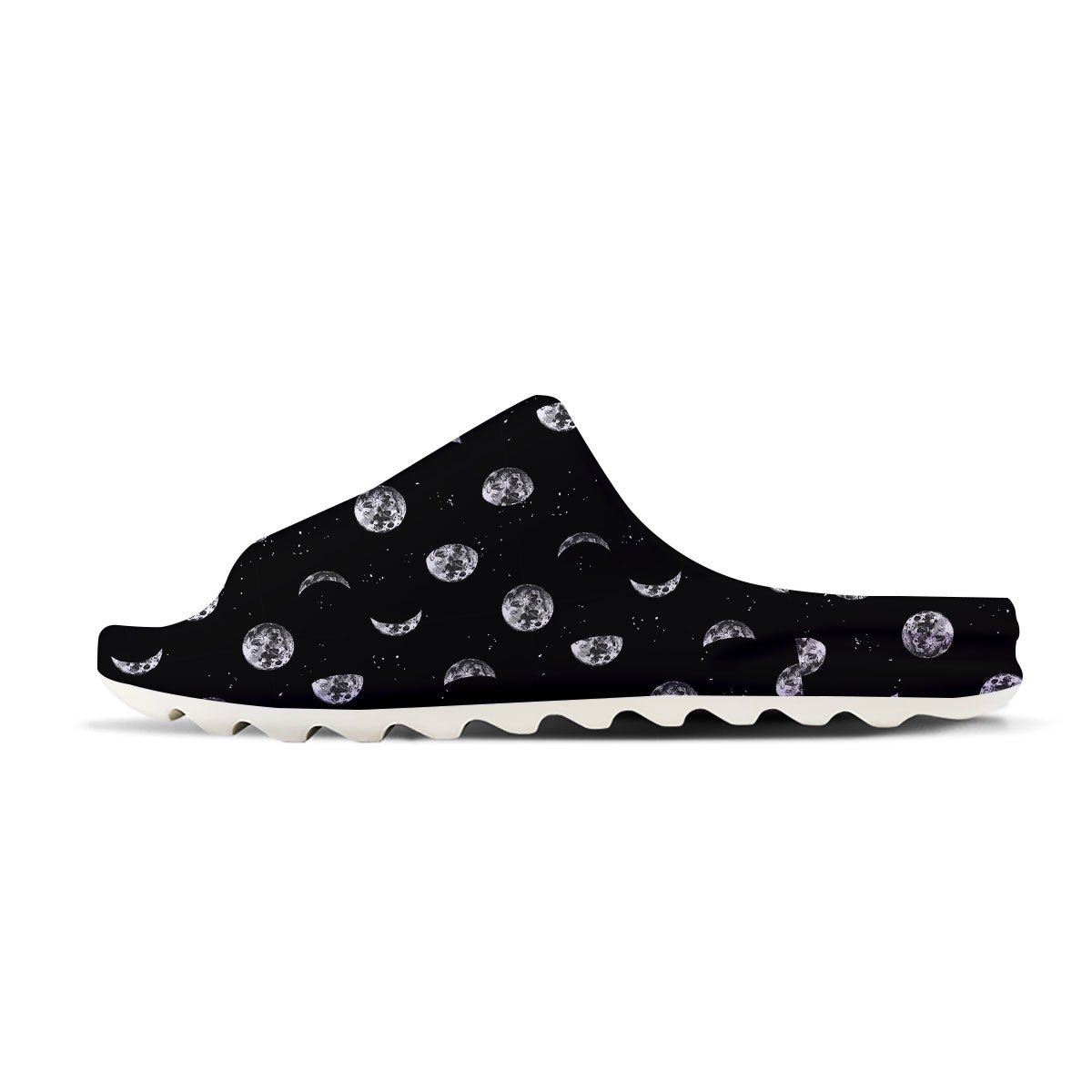 Stars And Moon Phase Print Pattern Sandals-grizzshop