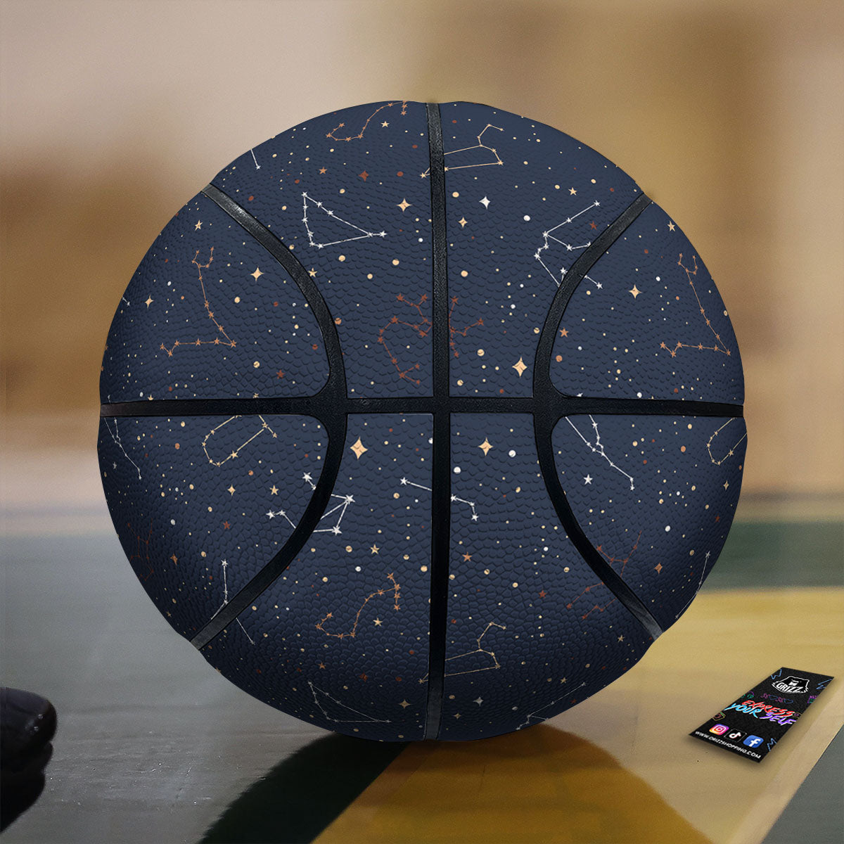 Stars Constellation Print Pattern Basketball