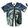 Statue Of Liberty American Print Baseball Jersey-grizzshop