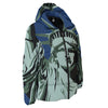 Statue Of Liberty American Print Down Jacket-grizzshop