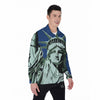 Statue Of Liberty American Print Men's Long Sleeve Shirts-grizzshop