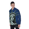 Statue Of Liberty American Print Men's Long Sleeve Shirts-grizzshop