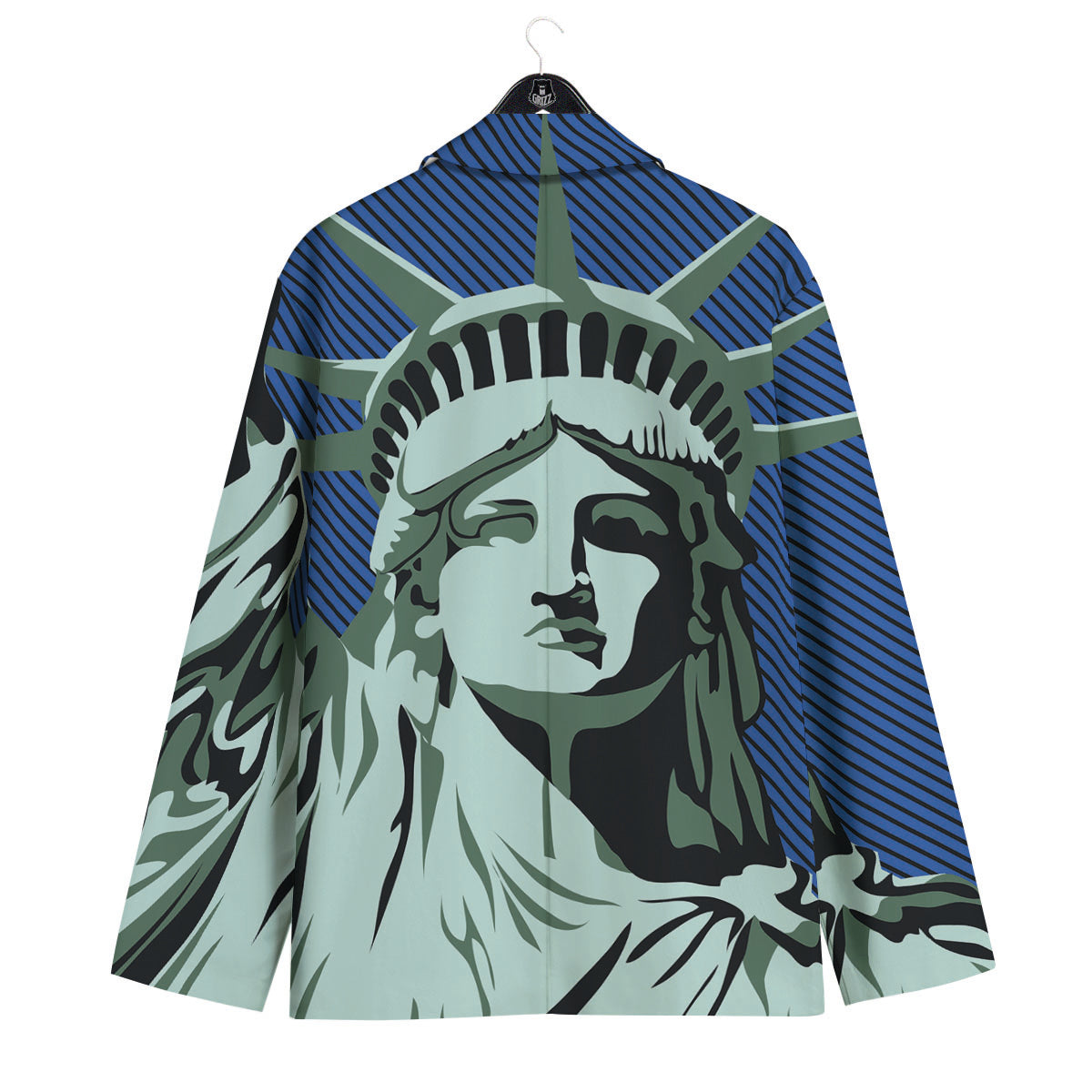 Statue Of Liberty American Print Men's Sport Coat-grizzshop