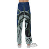 Statue Of Liberty American Print Pajama Pants-grizzshop