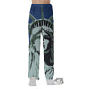 Statue Of Liberty American Print Pajama Pants-grizzshop