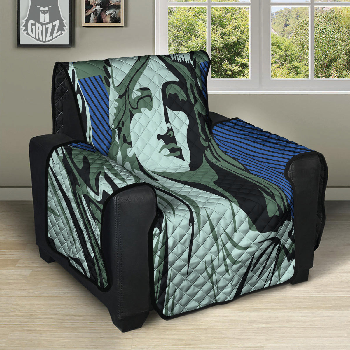 Statue Of Liberty American Print Recliner Protector-grizzshop