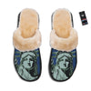 Statue Of Liberty American Print Slippers-grizzshop