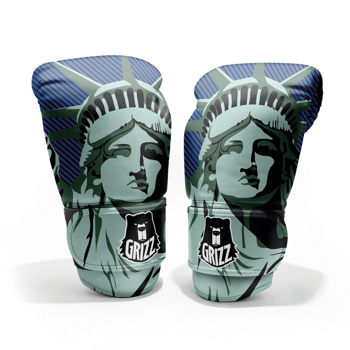 Statue Of Liberty American Print Pro Boxing Glove