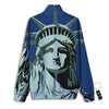 Statue Of Liberty American Print Track Jacket-grizzshop