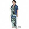 Statue Of Liberty American Print Women's Pajamas Set-grizzshop