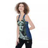 Statue Of Liberty American Print Women's Racerback Tank Top-grizzshop