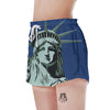 Statue Of Liberty American Print Women's Shorts-grizzshop