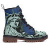 Statue Of Liberty American Print Work Boots-grizzshop