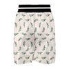 Statue Of Liberty Beige Print Pattern Boxing Shorts-grizzshop