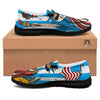 Statue Of Liberty USA Print Black Loafers-grizzshop