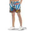 Statue Of Liberty USA Print Men's Gym Shorts-grizzshop