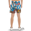 Statue Of Liberty USA Print Men's Gym Shorts-grizzshop