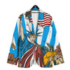 Statue Of Liberty USA Print Men's Sport Coat-grizzshop