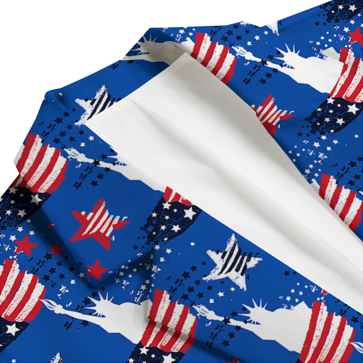 Statue Of Liberty USA Print Pattern Men's Blazer-grizzshop