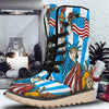 Statue Of Liberty USA Print Snow Boots-grizzshop