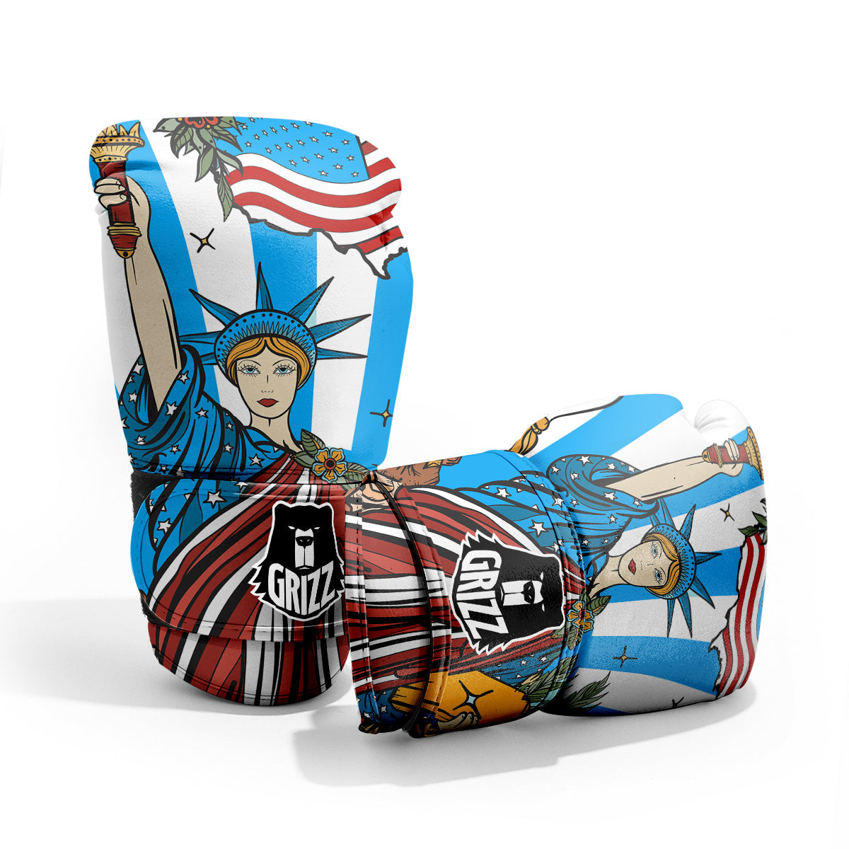 Statue Of Liberty USA Print Pro Boxing Glove