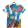 Statue Of Liberty USA Print T-Shirt-grizzshop