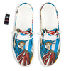 Statue Of Liberty USA Print White Loafers-grizzshop