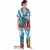 Statue Of Liberty USA Print Women's Pajamas Set-grizzshop