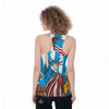 Statue Of Liberty USA Print Women's Racerback Tank Top-grizzshop