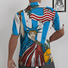 Statue Of Liberty USA Print Untucked Shirts-grizzshop