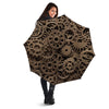 Steampunk Brass Gears And Cogs Print Umbrella-grizzshop