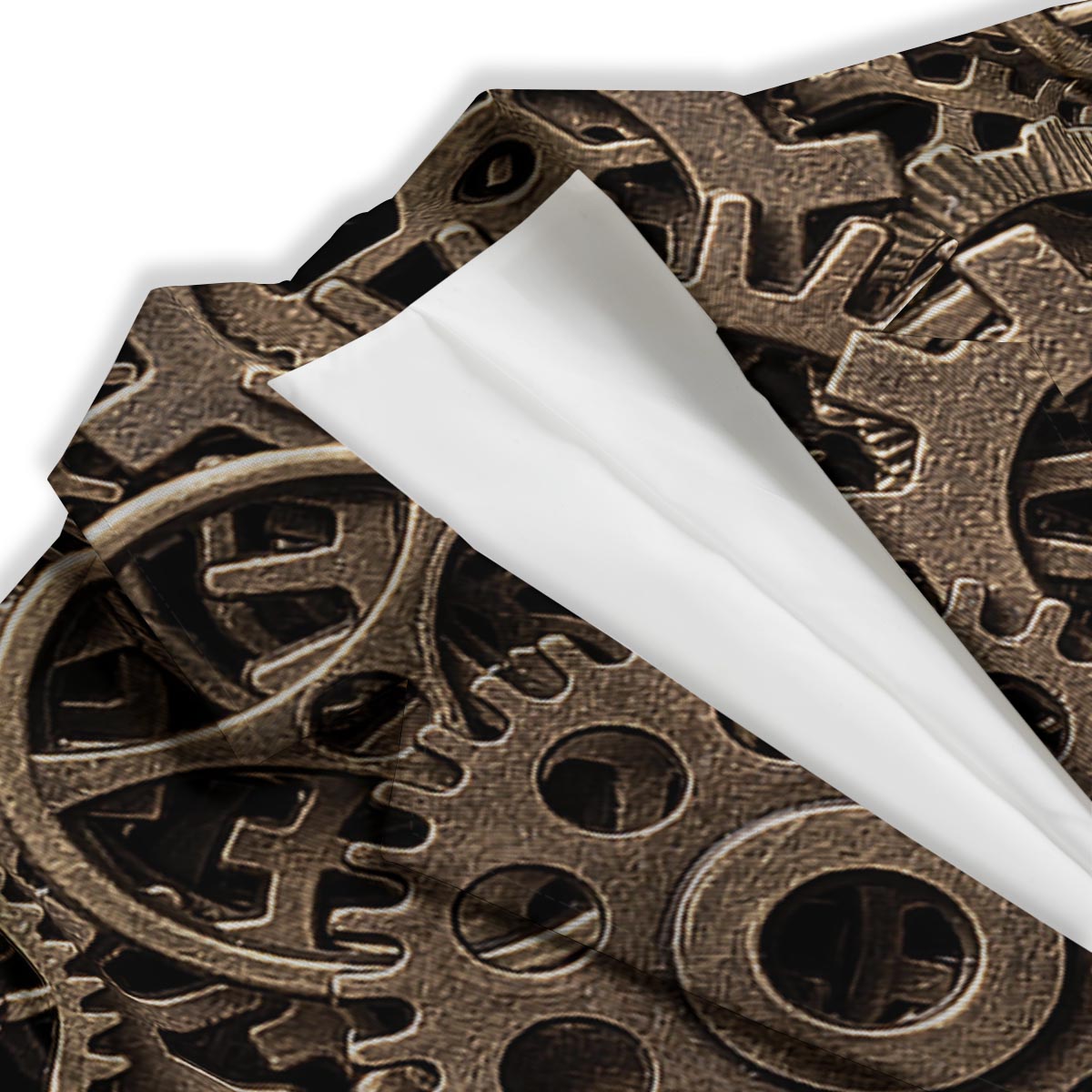 Steampunk Brass Gears And Cogs Print Women's Blazer-grizzshop