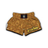 Steampunk Pattern Print Muay Thai Boxing Shorts-grizzshop